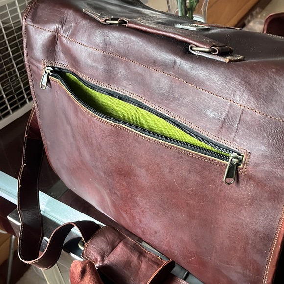 Leather Satchel Bag - Picture 5 of 12
